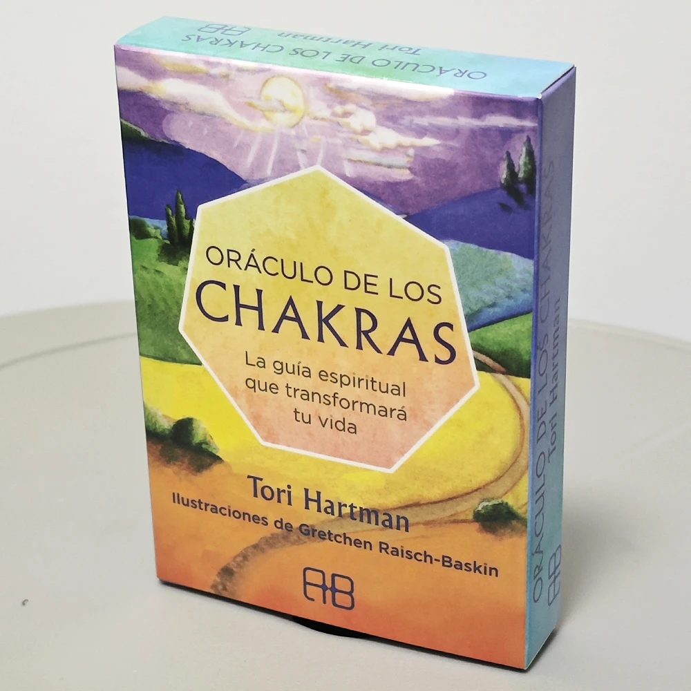 Chakra Wisdom Oracle Cards The Spiritual Tool 10.4*7.3cm for Transforming Your Life Spanish Edition 49 Pcs Oracle Cards