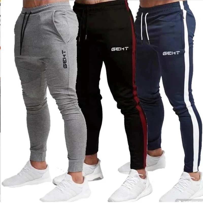 Mens Joggers Sweatpants Fitness Workout Track pants Male Fashion Trousers sport jogging trousers fleece sweatpants fashion pants