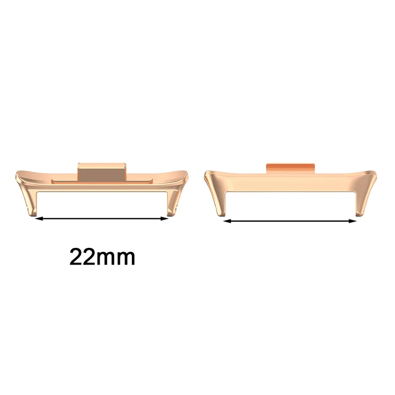 Stainless Steel Adapter for Smartwatch Bracelet - 1 Pair
