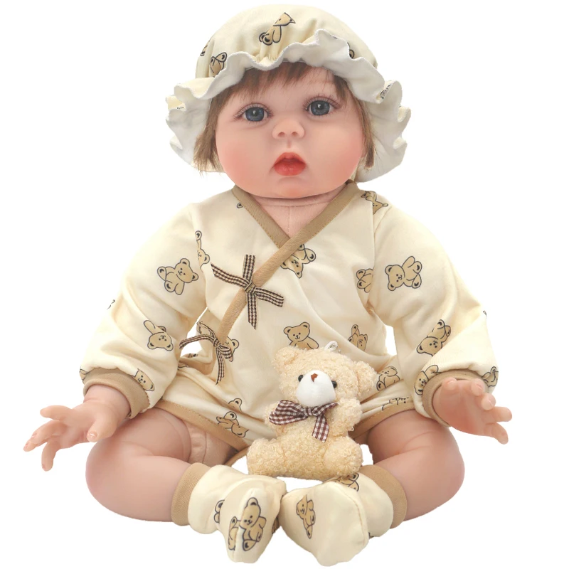 22 Inch Reborn Baby Doll Clothes Pink Rompers Set 22 Inch Girl