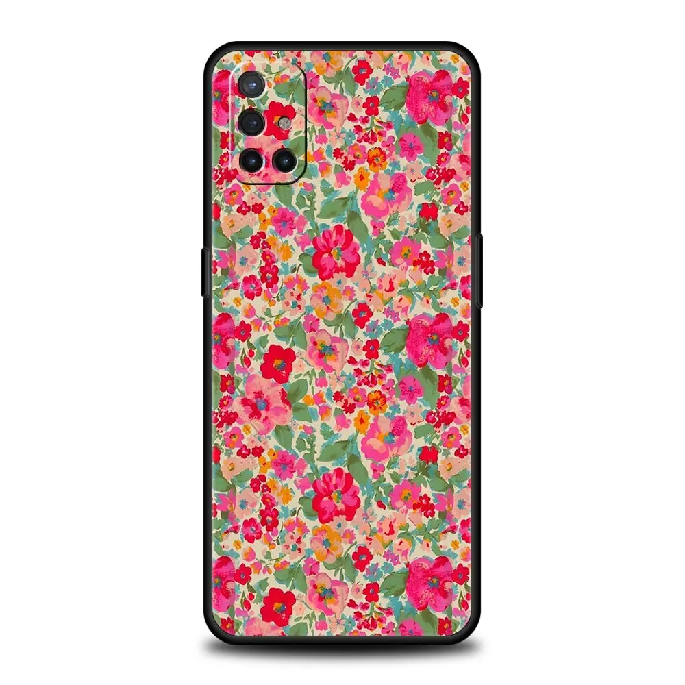 Floral Art Soft Phone Case Cover