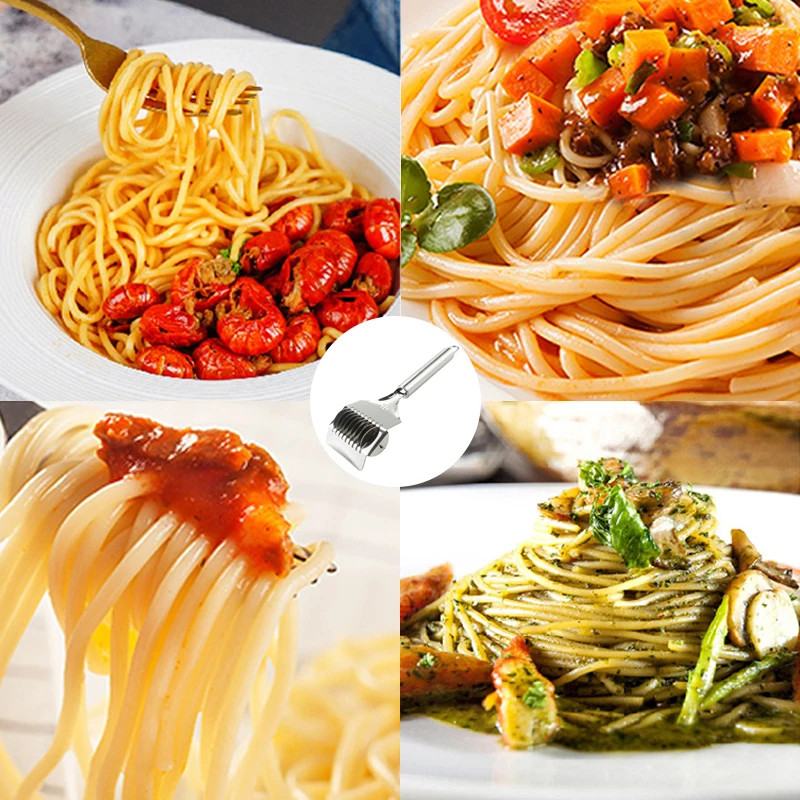 Stainless Steel Noodles Cutter With Non-slip Handle Pressing Pasta Maker Tools Manual Shallot Section Cutter Kitchen Gadgets