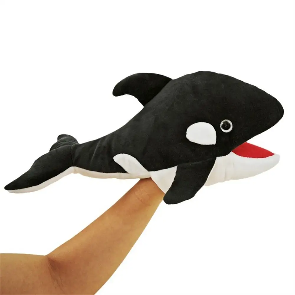 Kids Toy Hand Doll Sea Animal Puppets Stuffed Animal Turtle Whale Plush Shark Puppet Octopus Crab Telling Story Early Education