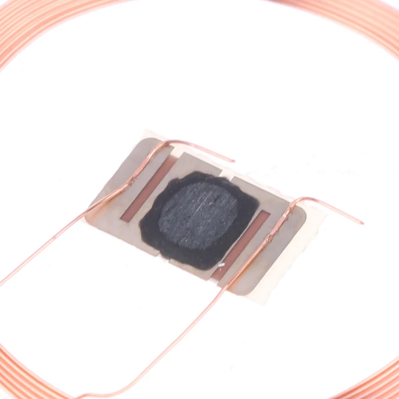 5Pcs 21.6mm 13.56MHZ UID IC Card ID Rewritable Changeable Chip Keyfob RFID Self-adhesive coil