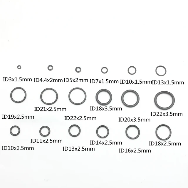 279Pcs o rings Rubber Gaskets set High Temperature Resistant