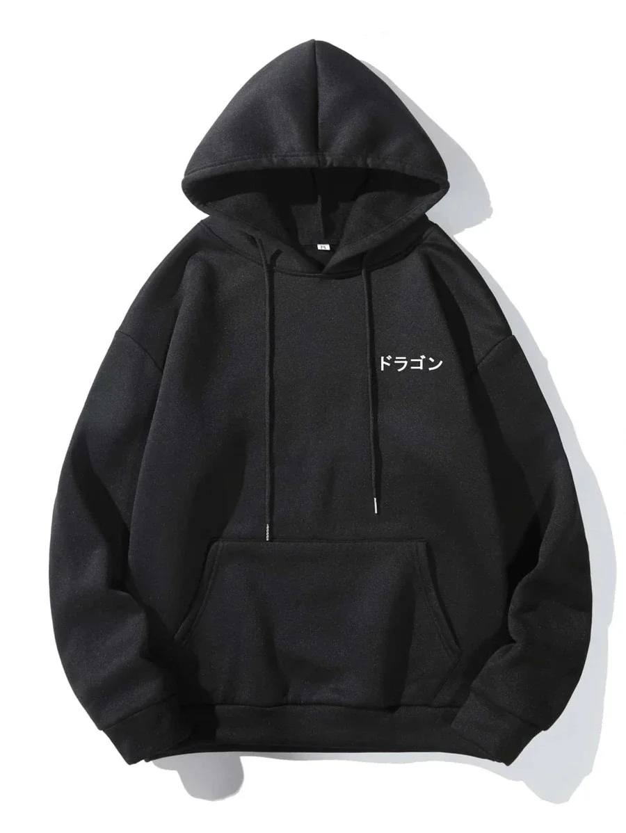 トップス otii solo trip pullover BK m.u japoness HaiZi XiHuan Men'S Japanese Streetwear Hoodie Suzuki