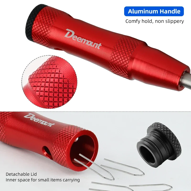 Bike Nipple Spoke Insertion Tool Anti-corrosion Bicycle Nipple Perforated Guidance Tool for Wheel Building Bike Accessories