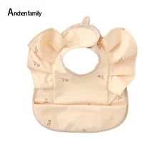 

Baby Bibs Angel Wings Waterproof Bib Children's Food Supplement Anti-dirty and Saliva Pocket Baby Bibs Apron Eating Kids