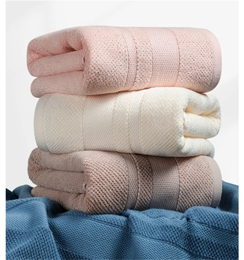 

Large Cotton Super Absorbent Thick Towel Bath Towel Soft Bath Towel Comfortable Beach Towel