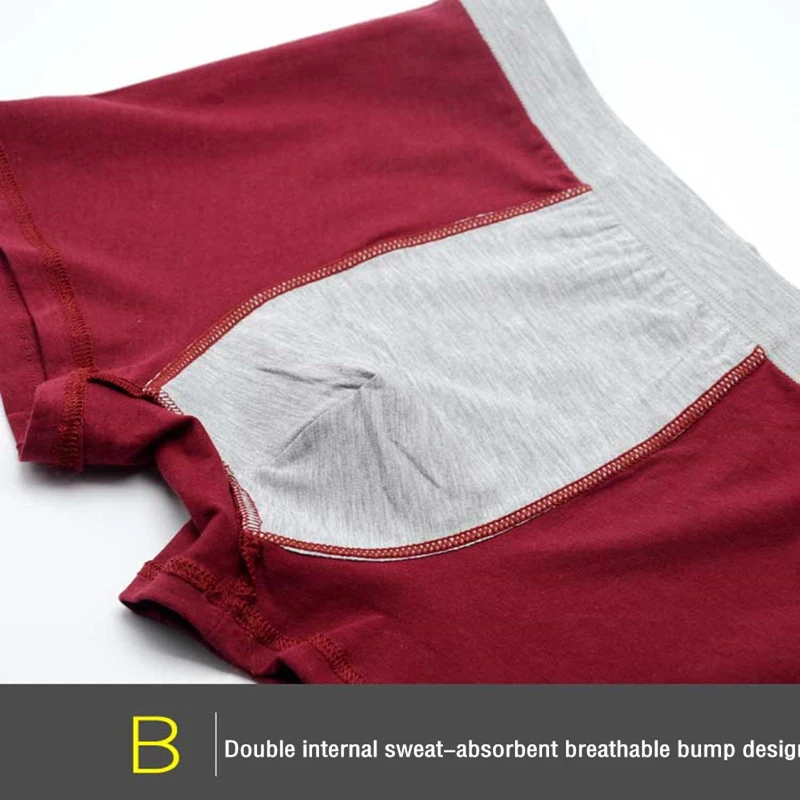 4pcs/lot 8xl 9xl  Big Size Boxer Men Underpants Cotton Seamless Men's Panties Solid Shorts Mens Sale Boxers Underwear For Man