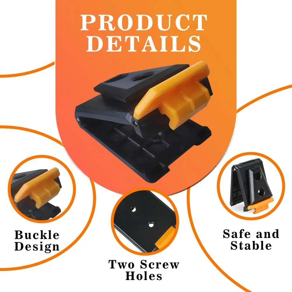 ABS Quick Attach Taillenschnalle Hüfttasche Clip für Outdoor-Enthusiasten und häufige Ausrüstung – Detail 8