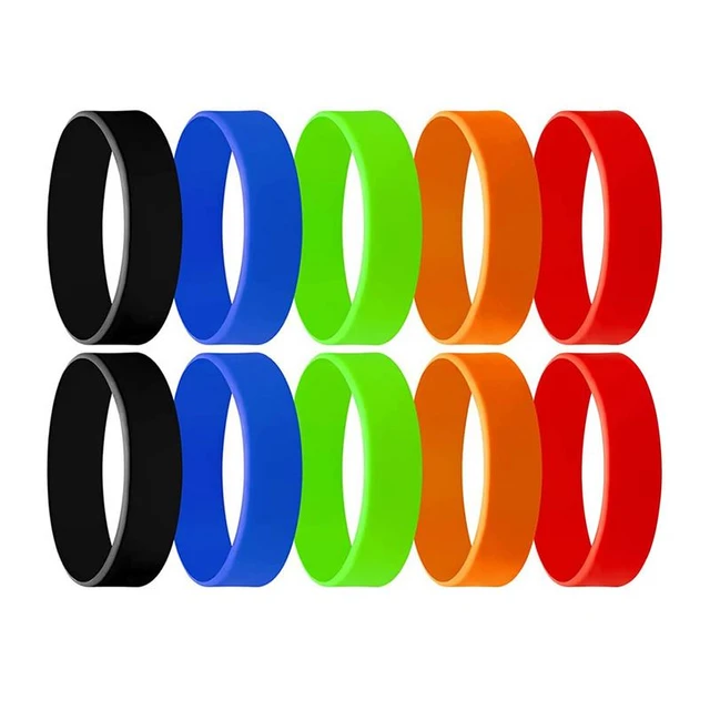 10 Silicone Bands for Sublimation Tumbler Elastic for Reducing Ghosting
