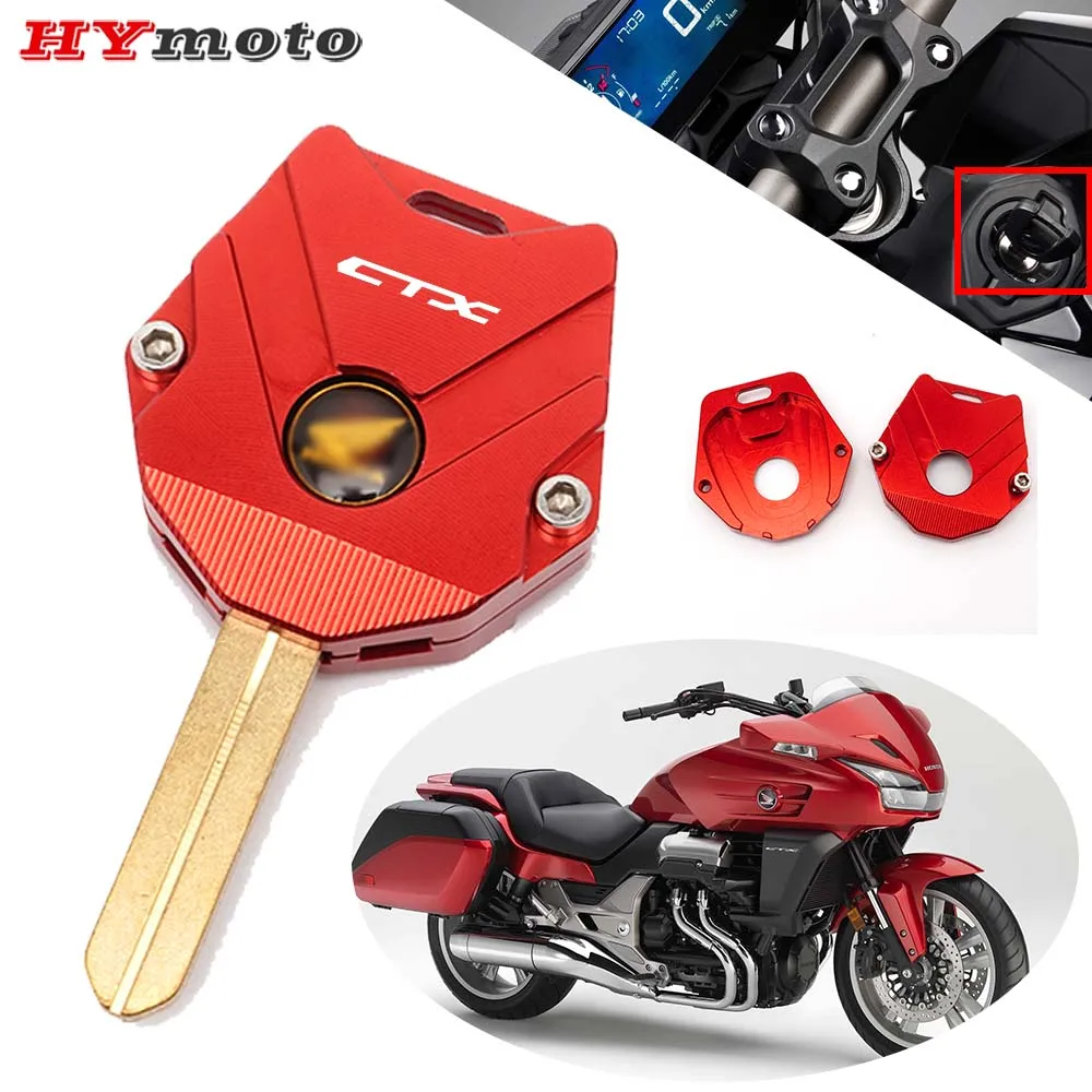 

For HONDA CTX 700 700N 1300 CTX700 CTX700N CTX1300 Latest Good Quality Motorcycle Embroidery Keyring Key Chain Cover Case Shell