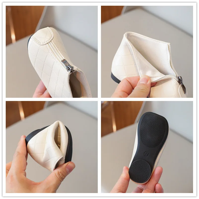 Autumn Kids Non Slip Boots Breathable Lining