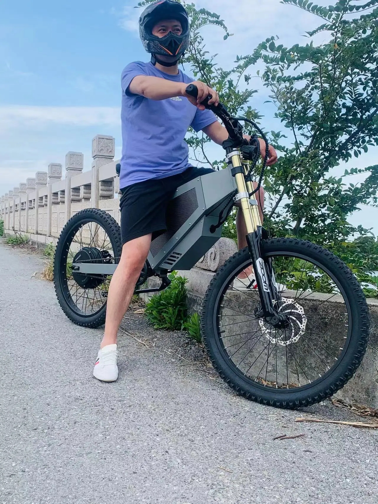 New SS60 Electric Dirt Bike 5000w Bomber Electric Bicycle