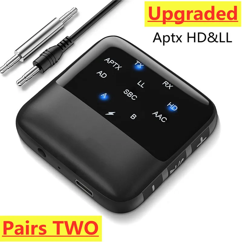 Trasmettitore Ricevitore Bluetooth 5.0 T10 - Per TV, PC, Auto Con Schermo LCD E Vivavoce | Bassa Latenza - Foto 8