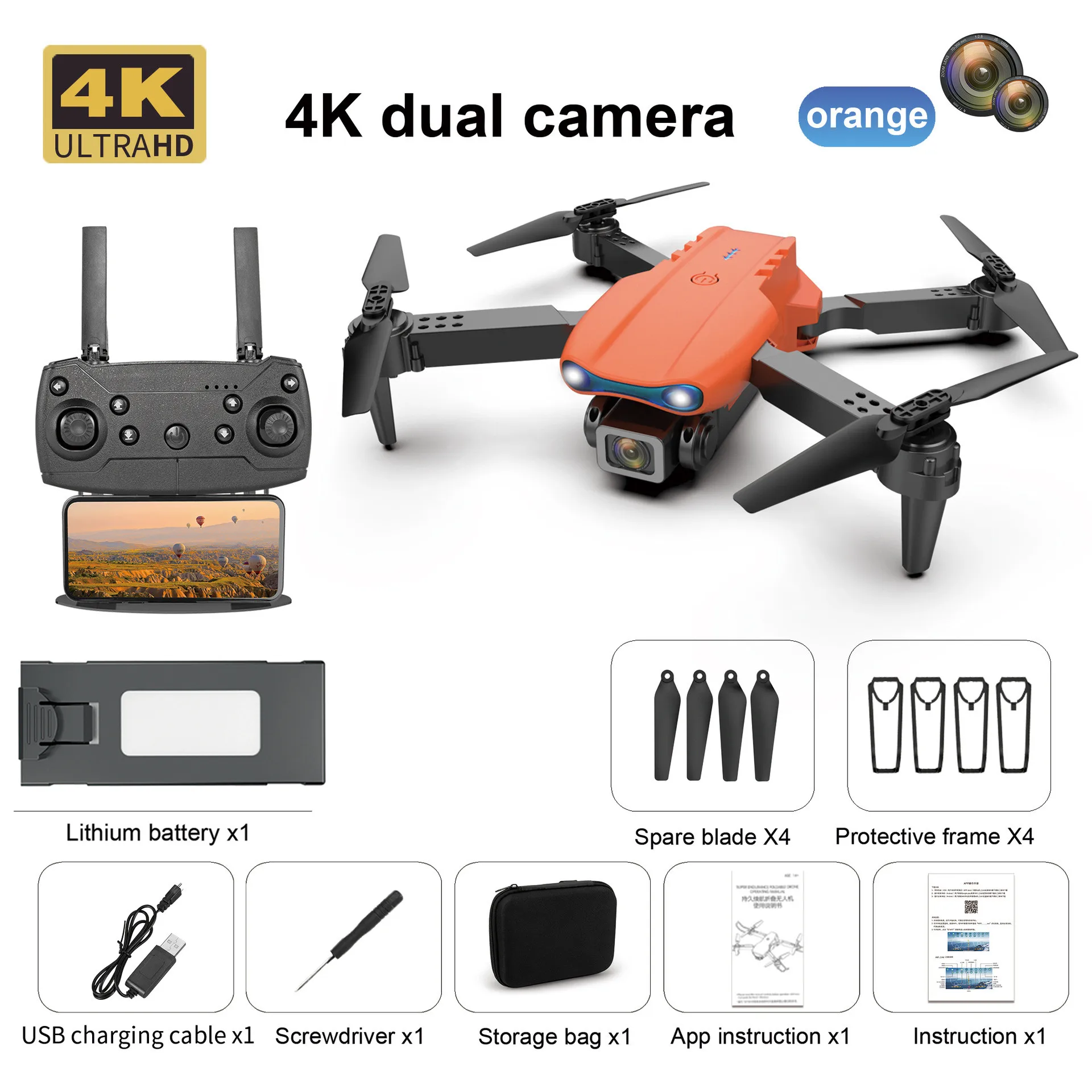 4K Dual camera