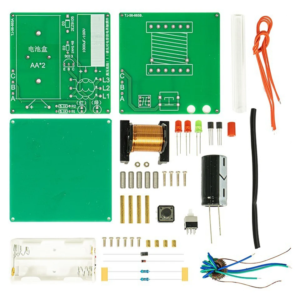 K elettronico fai-da-te Mini pistola elettromagnetica 100V K