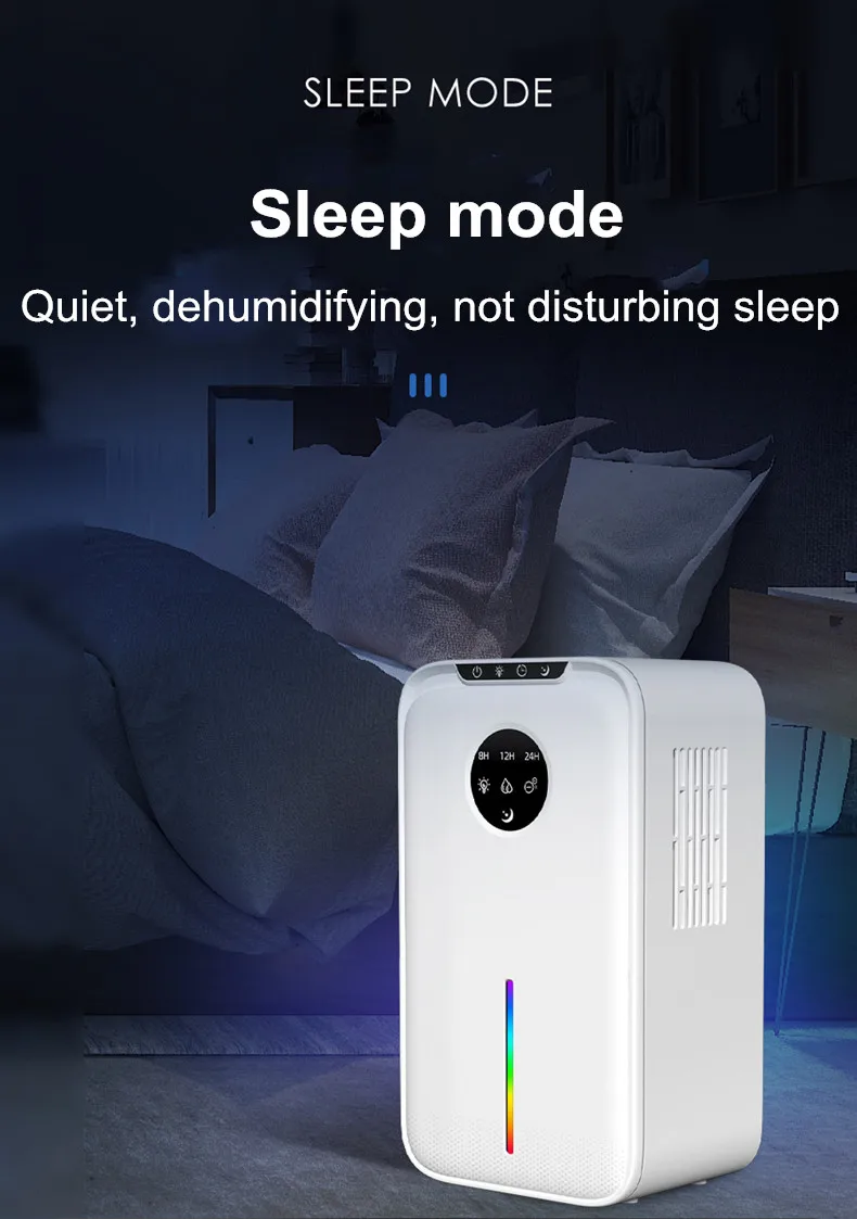 New Dehumidifier Household Semiconductor Dehumidifier Indoor Bedroom Mute Small Dehumidifier Moisture Absorption Artifact