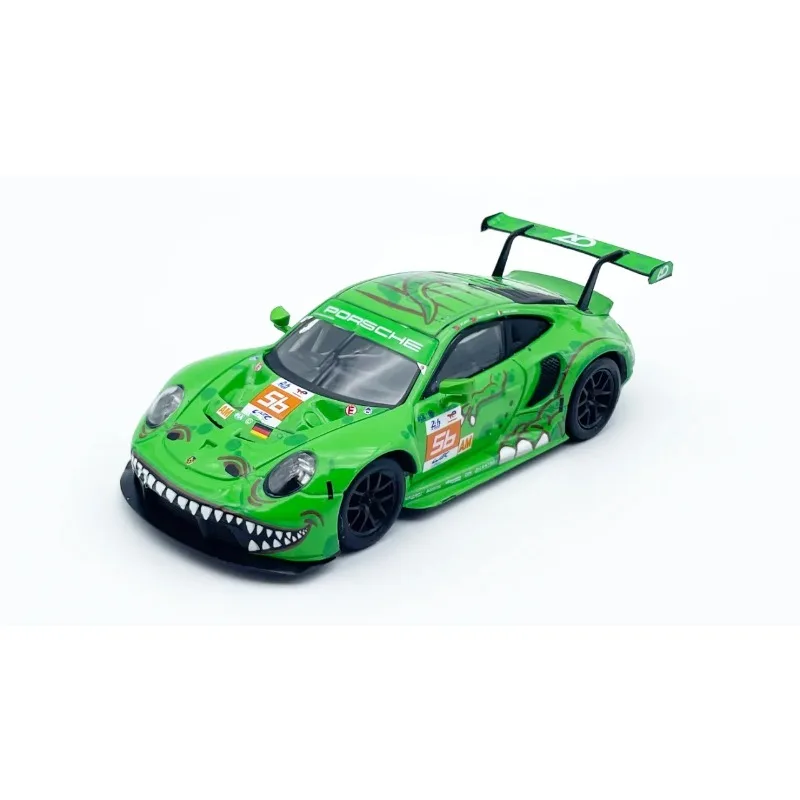 스파크 1:64 포르쉐 911 RSR AO 레이싱 2023 르망 56 렉시 로키 다이캐스트 자동차 모델