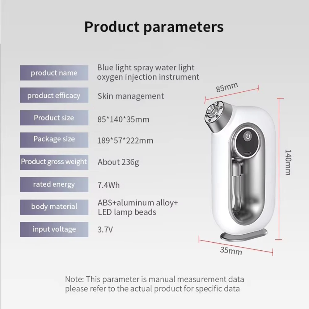 NEW Facial Skin Moisturizing Mist Sprayer Airbrush Facial Deep Cleaning Oxygen Injector Sprayer Cordless Air Brush Compressor