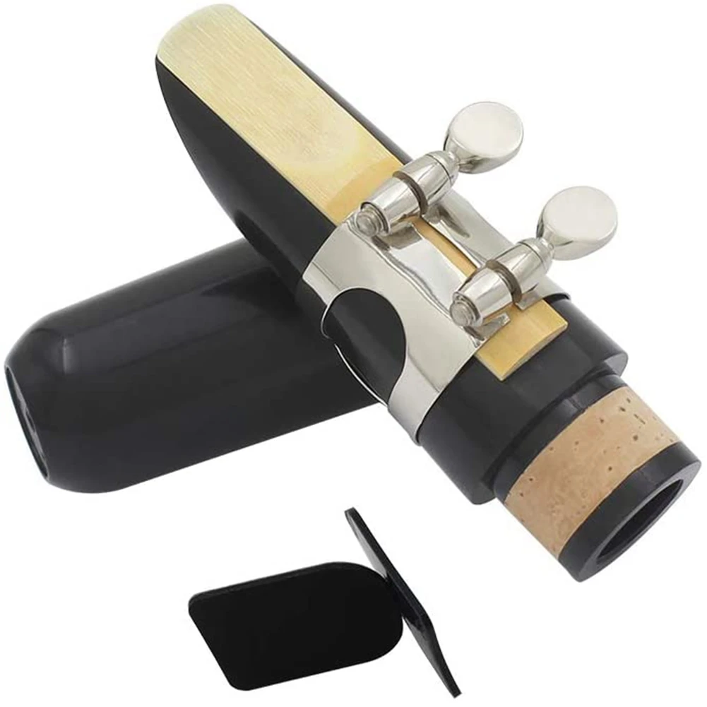 A51Q-Mouthpiece Kit, Includes Ligature+Clarinet Reed 2.5+Black Clarinet Mouthpiece Plastic Cap Musical Instrument Accessories