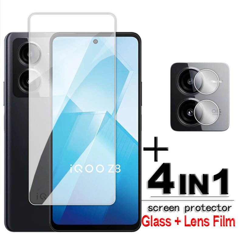 

ДЛЯ Vivo IQOO Z8 стекло для IQOO Z8X Z8 5G закаленное стекло 6,64 дюймов прозрачная HD защита для экрана для IQOO Z8 пленка для объектива