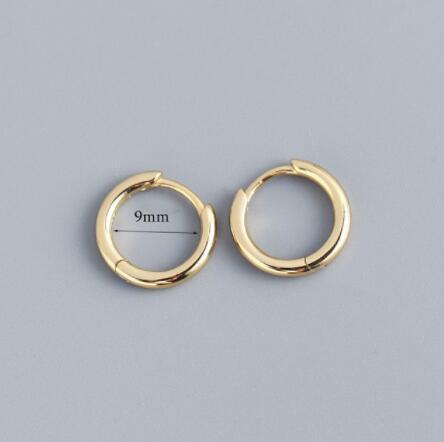 Quality Stainless Steel Gold Geometric Small Hoop Earrings for Women Punk Hip-Hop Drop Earrings 2022 Trend Fashion Jewelry
