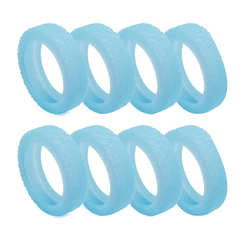 A88K-8Pcs Suitcases Wheel Covers,Silicone Luggage Compartment Wheel Cover For Most 8 Spinner Wheels