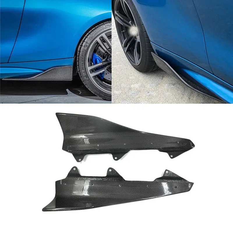 

Suitable for BMW 2 Series F87 M2 M2C Carbon Fiber Side Skirt MP style Carbon Fiber Side Wrap Corner body kit 2016+