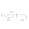 Metal Student Polygon Nearsighted Glasses For Women Men Rose Gold Frame Minus Sight Eyeglasses Prescription 0 -0.5 -0.75 To -6.0 2