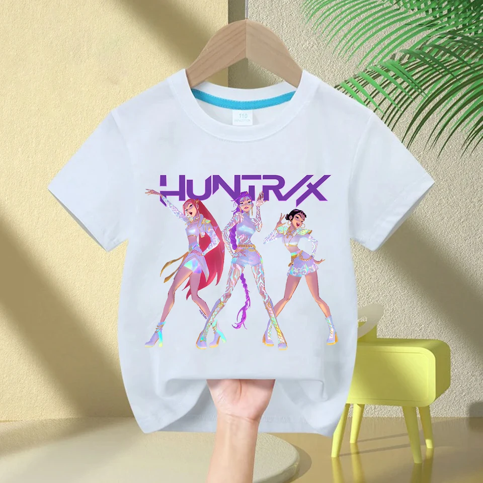 KPop Demon Hunters Cartoon T-Shirt for Kids