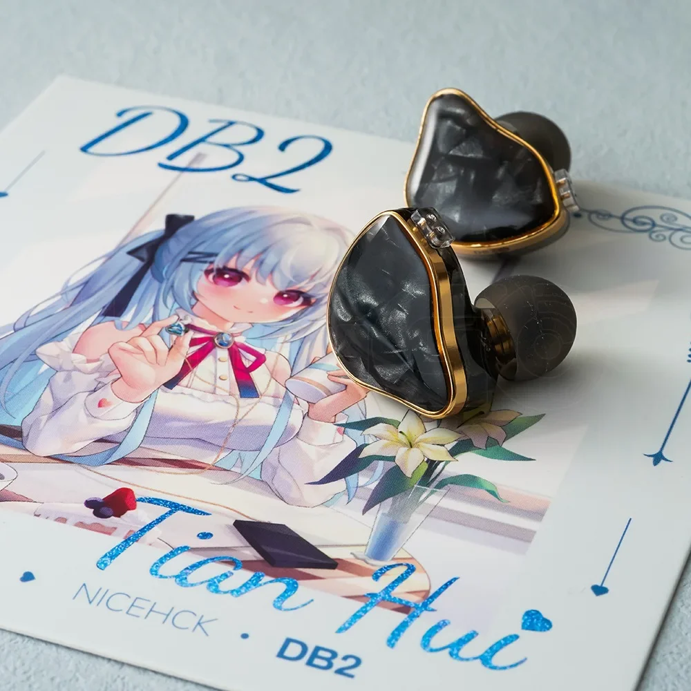NiceHCK DB2 1DD + 1BA ̺긮 ̹  ̾  ̾, ũ , HiFi  ̾,  ̺긮  0.78, 2 