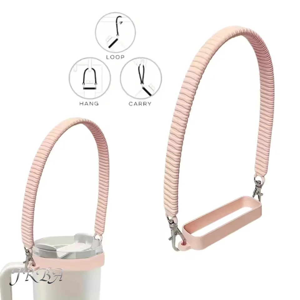 Silicone Water Bottle Sling Carrier with Strap - Soft and Durable Holder