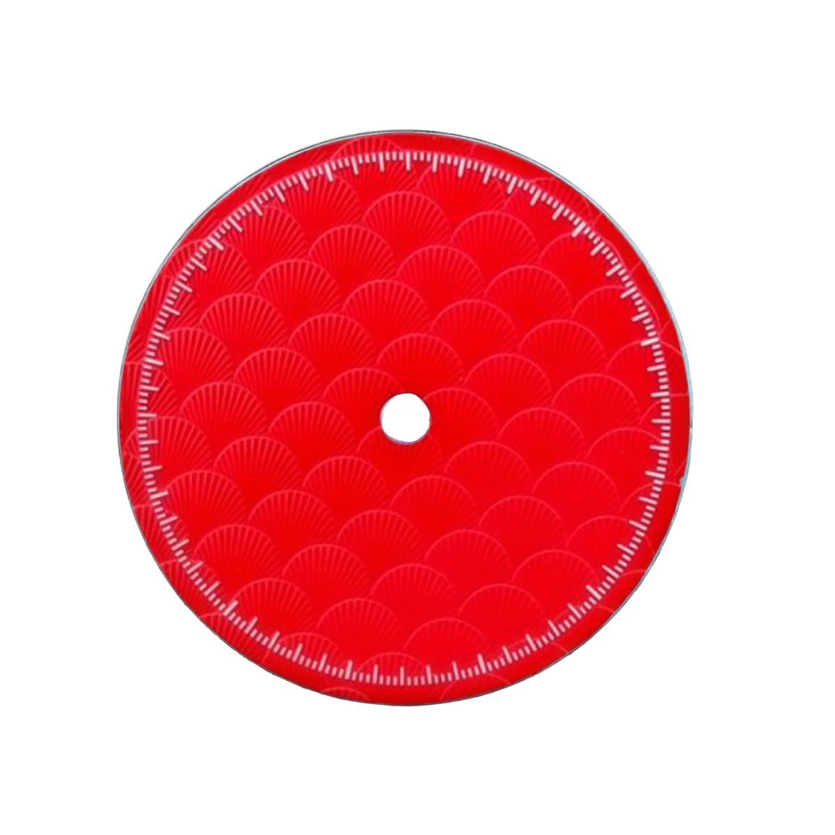 Shell Pattern Watch Dial with Fish Scale Surface