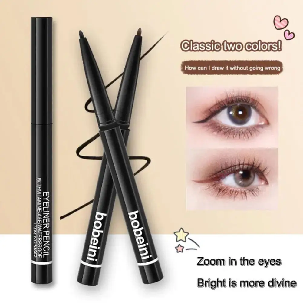 

Slim Tip Eyeliner Gel Pen Easy To Color Waterproof No Makeup Color Smudging Non Smudge Free Shipping Eyeliner Wholesale A0K9