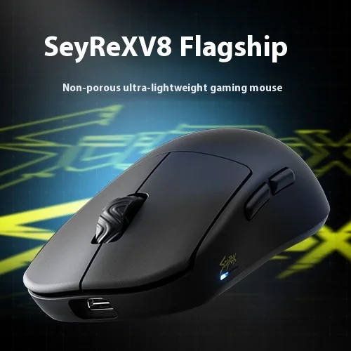 Wireless Gaming Mouse Scyrox V8 Dual Mode Paw3950 8K Low Latency Lightweight Nordic52840 PC Accessory