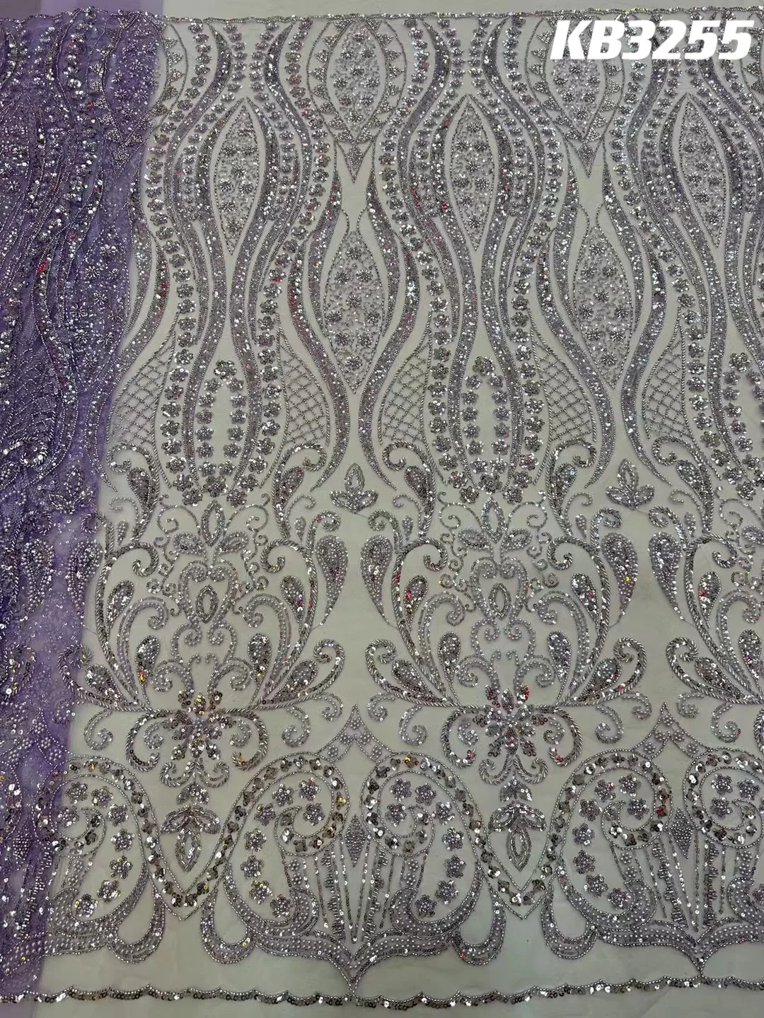 

Кружевная ткань с золотыми бусинами, нигерийские Свадебные высококачественные кружева, 2023 белое французское Сетчатое кружево для свадебного платья KB3255