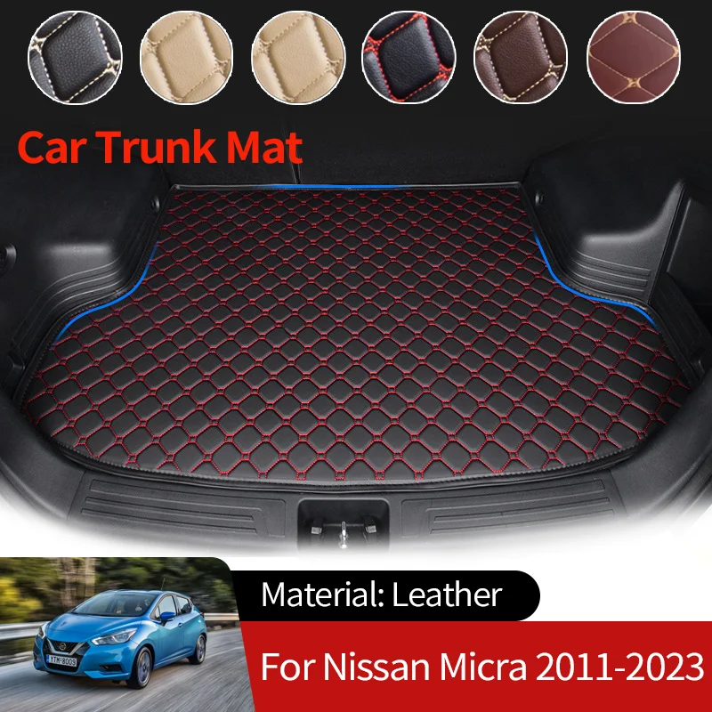 for Nissan Micra March Renault Pulse K13 20112023 2022 Car Trunk Mats
