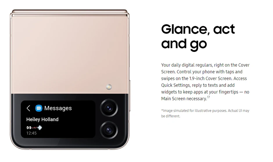 Новинка 2022, флип-Смартфон Samsung Galaxy Z, 4 Телефон, флип-смартфон ...