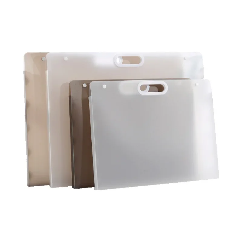 Portable Handheld Kangbai A3/4k Sketchbook Storage Bag Pp File Folder Painting Collection Storage Box Handy Expanding Folder file folder file bag transparent storage bag