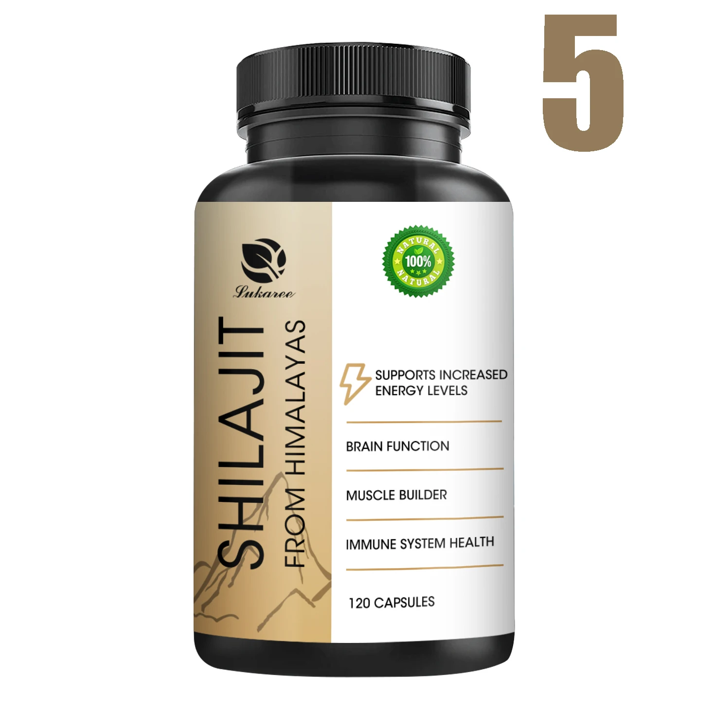 Cápsulas Shilajit originales Shilajit Suplementos minerales de alta pureza con más de 85 oligoelementos Mejora la energía y la concentración Libera el estrés
