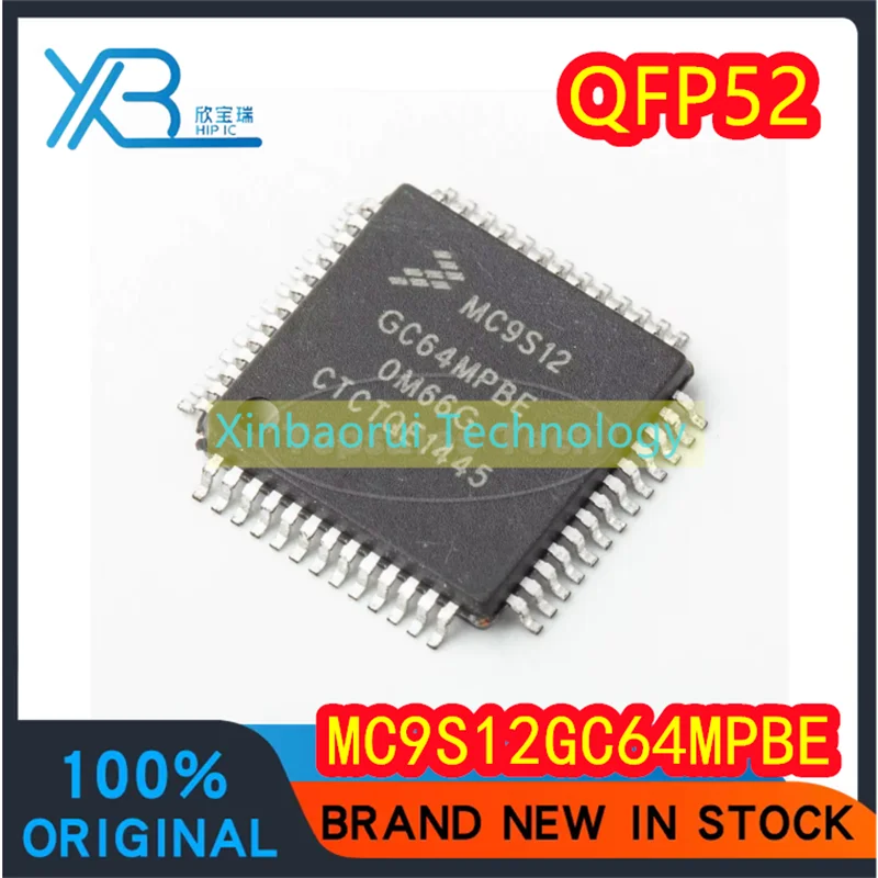 (1/5pieces) MC9S12GC64MPBE 0M66G MC9S12GC64 QFP52 microcontroller chip IC 100% brand new original