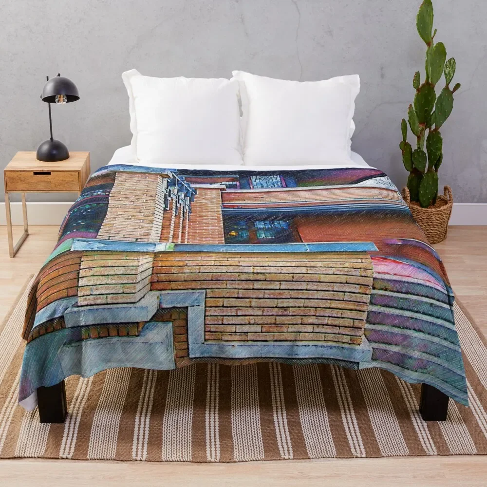 

Meyer May House Sketched Throw Blanket Vintage Thin sofa bed Sleeping Bag Blankets