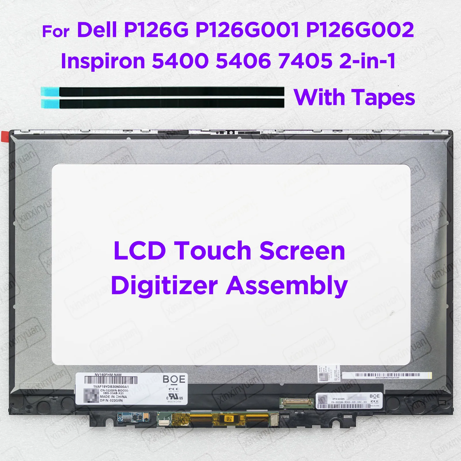 

ЖК-дисплей для ноутбука DELL Inspiron 14 14,0 5400 5406 2 в 1 P126G P126G001 P126G002 2n 1 дисплей