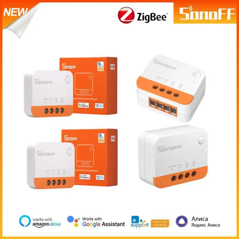 

Itead SONOFF ZBMINI-L2 / ZBMINI Zigbee DIY Smart Switch Module No Neutral Wire Required 2 Way Control Alice Alexa Google Home