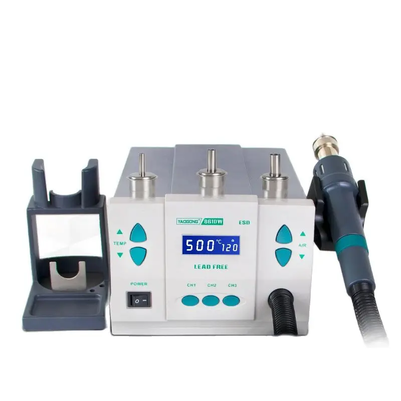 

861DW 1000W Original Heat Gun Lead-free Hot Air Welding Station Hairdryer Soldering Hot Air Rework Station Hot Air Gun
