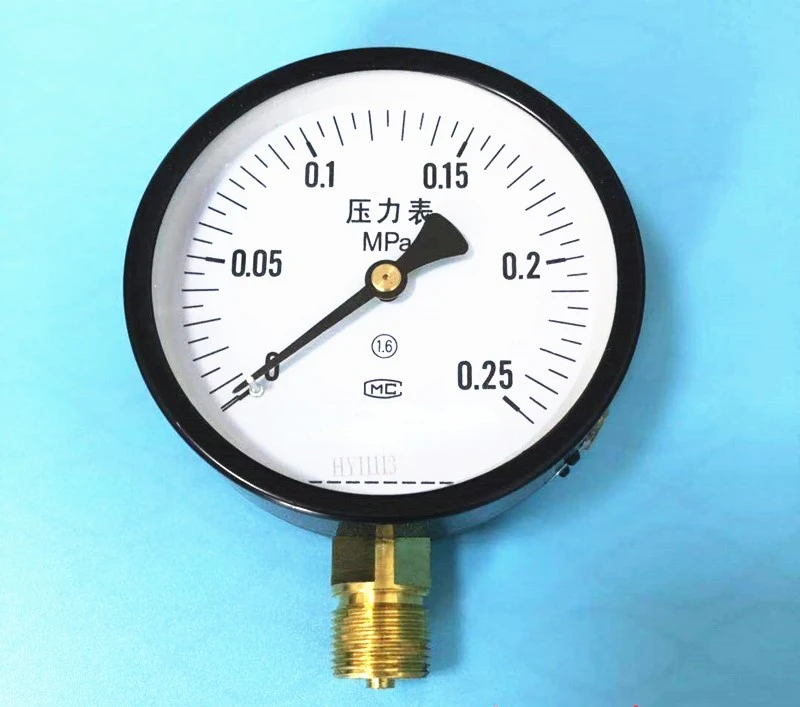 

Steam boiler air compressor air storage tank vacuum pump 1.6mpa shock-resistant gas pressure gauge