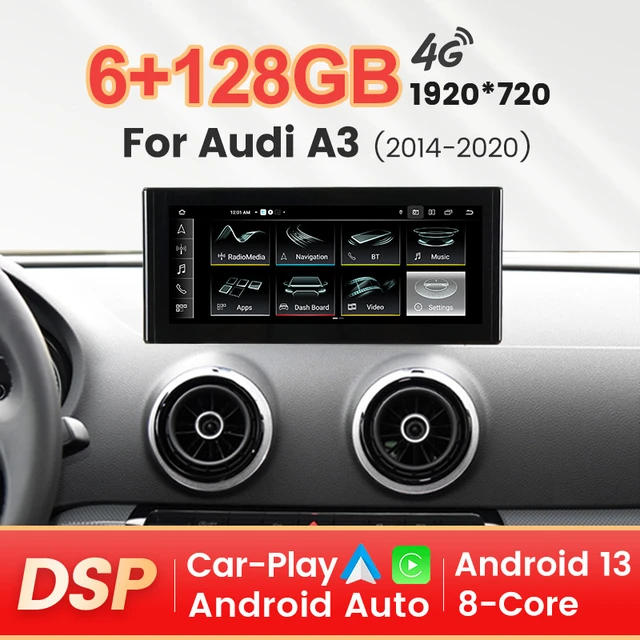 Facelift Android Widescreen Touch Screen (8V) Audi A3 S3 RS3 – DMP Car  Design