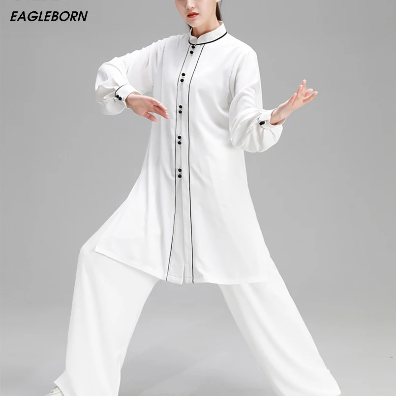 

Spring Autumn Exquisite Traditional Chinese Clothes for Men Tai Chi Clothing Women Martial Arts Set Tai Chi Martial Arts Kung Fu